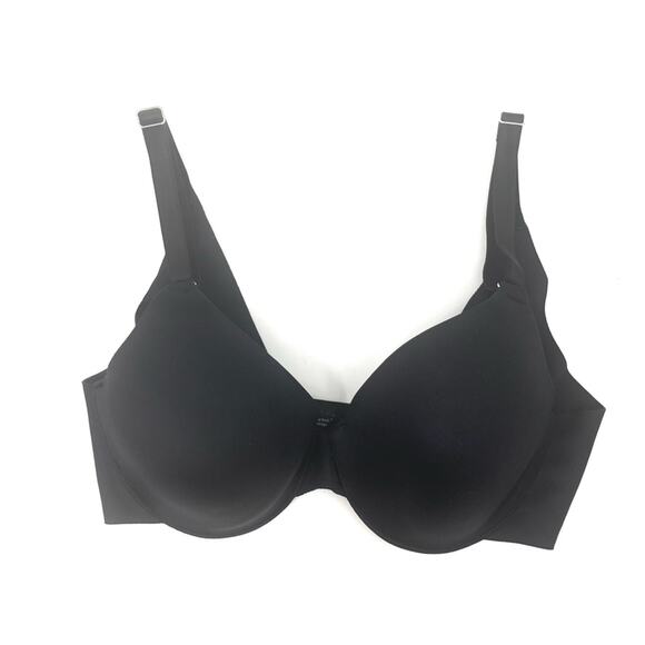 NEW SOMA Bra 32C Vanishing Back Full Coverage Black Intimates Comfy Casual NWOT - Picture 1 of 11